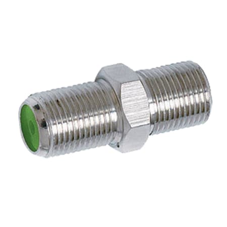 Quest Technology International F-81 (F-F) Inline Coupler, 75 Ohm - 1'', Satelite 3Ghz W/O Nut Washer CFS-0191